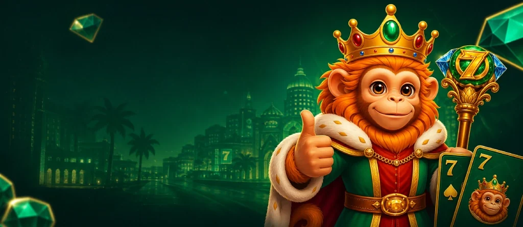 Faixa de cashback da 7Games, com moedas e uma seta de retorno sobre fundo verde-escuro